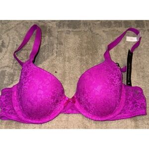 Ambrielle Sz 34A Orchid Pink Push Up Padded Underwire Bra  New‎